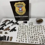Combate ao crime: Polícia Civil apreende sete armas e prende dois jovens em Nova Lacerda