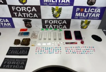 Tráfico de drogas em Rondonópolis: PM prende mulher e apreende droga