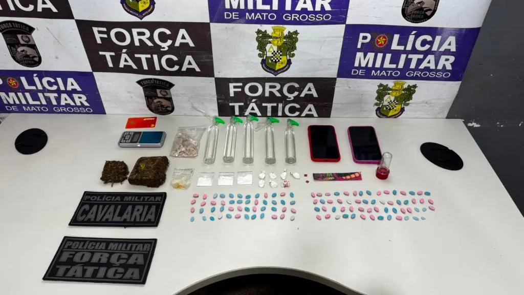 Tráfico de drogas em Rondonópolis: PM prende mulher e apreende droga