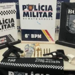 Polícia Militar detém cinco faccionados com armas e drogas em Cáceres
