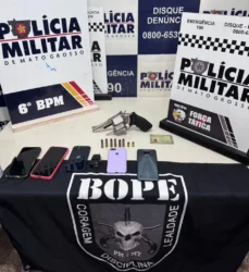 Polícia Militar detém quadrilha suspeita por homicídio em Cáceres