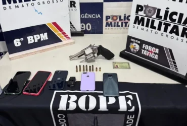 Polícia Militar detém quadrilha suspeita por homicídio em Cáceres