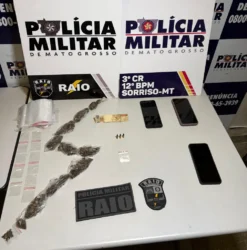 Tráfico de drogas: quatro suspeitos são detidos em Sorriso