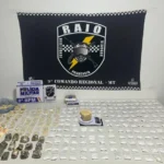 Polícia Militar prende faccionada com 260 porções de drogas em Alta Floresta
