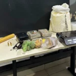 Motorista de aplicativo é preso pelo 10º Batalhão da PM com revólver e tabletes de cocaína em Várzea Grande