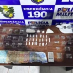 Polícia Militar prende mulher por tráfico de drogas em Feliz Natal