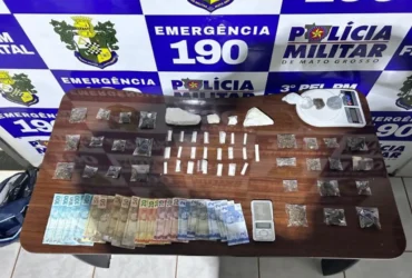 Polícia Militar prende mulher por tráfico de drogas em Feliz Natal