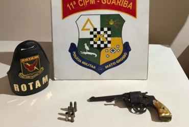 Rotam apreende arma de fogo após confronto em Colniza