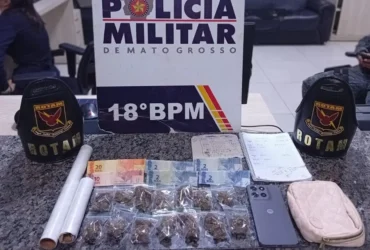 Rotam apreende menor com 14 porções de maconha em Pontes e Lacerda