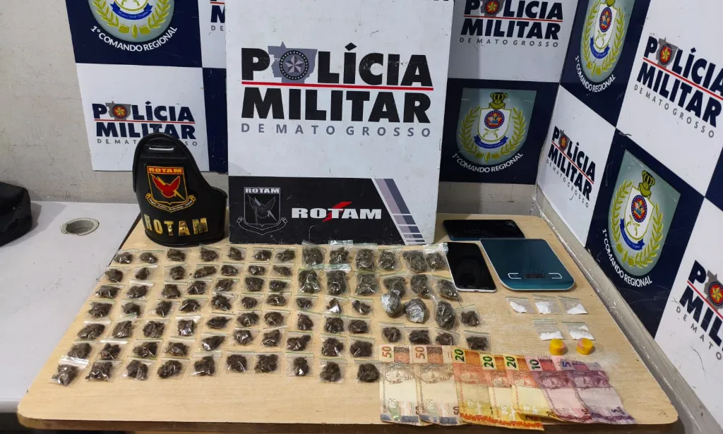 Rotam encontra 88 porções de drogas