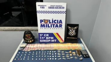 Rotam prende homem com 73 porções de entorpecentes em Sinop