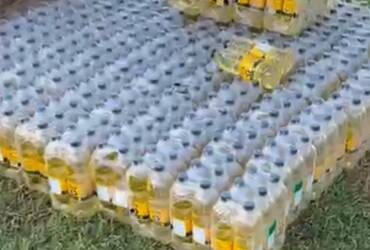 Polícia Militar apreende carga suspeita de alimentos que seria destinada a facção criminosa em Lucas do Rio Verde