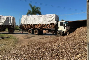 Caos no viaduto: Acidente entre três caminhões trava fluxo na BR-163 com MT-449 em Lucas.
