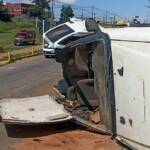 Motorista vítima em acidente na MT-449 em Lucas do Rio Verde ficou preso às ferragens