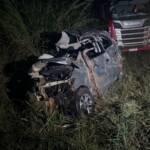 Passageiro morre e motorista fica gravemente ferido em acidente entre carro e bitrem na MT-010