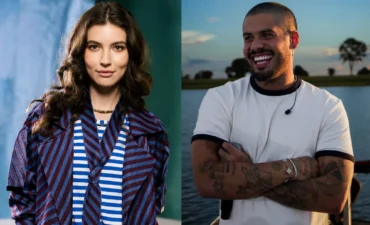 Zé Felipe e Alanis Guillen: cantor segue atriz e reação da babá viraliza