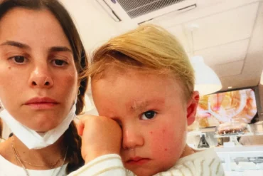 Shantal Verdelho alerta pais após filho levar 6 pontos em acidente doméstico