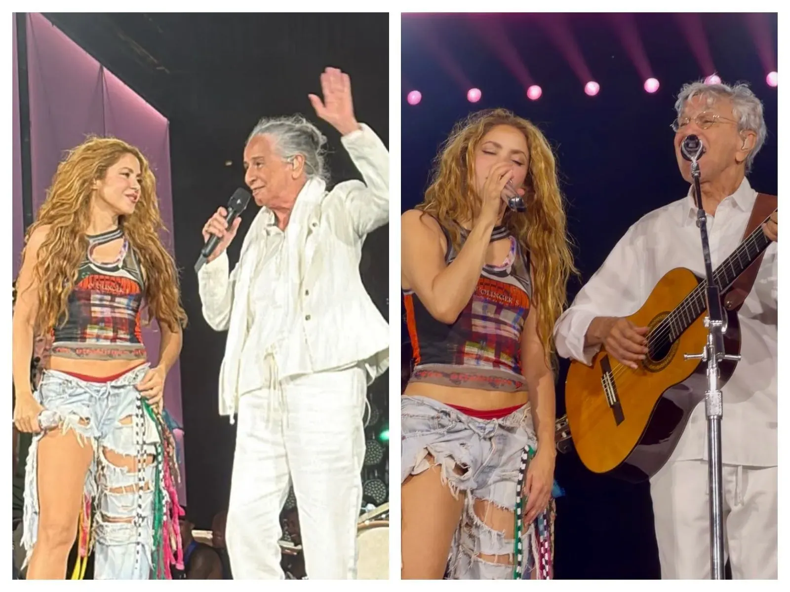 Shakira reúne Maria Bethânia e Caetano Veloso em ensaio no Rio
