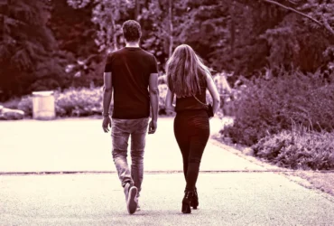 Caminhada casal