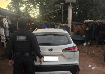 Draco apreende veículo em Cuiabá