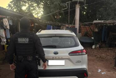 Draco apreende veículo em Cuiabá