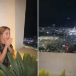 Shakira se surpreende com multidão em frente a hotel no Rio