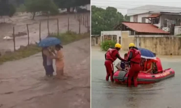 Chuvas levam governo a reconhecer emergência em 22 municípios de PE