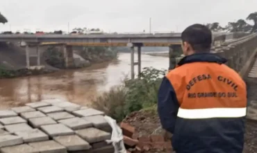 Tempestade leva Defesa Civil a emitir alertas no Rio Grande do Sul