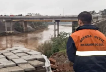 Tempestade leva Defesa Civil a emitir alertas no Rio Grande do Sul