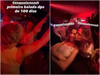 BBB26: Ana Paula Renault e Juliano Floss curtem primeira balada após o reality