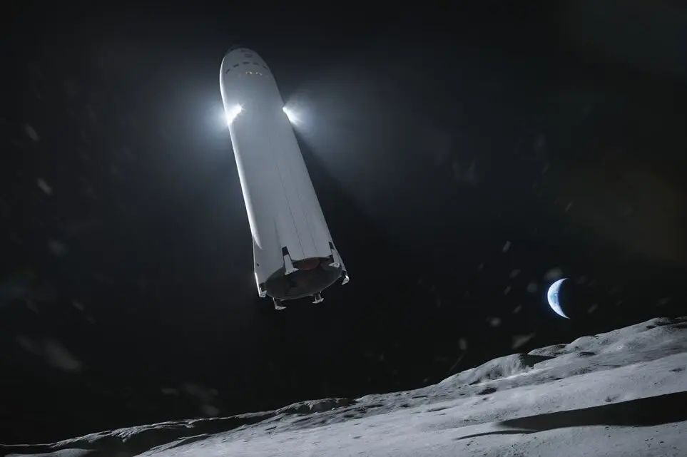 Modulo de pouso lunar Starship SpaceX