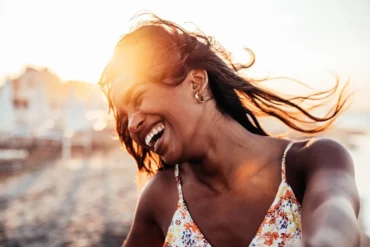 Mulher feliz