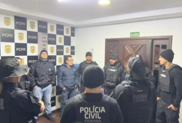 Policiais civis envolvidos na operação