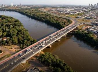 Imagem ilustrativa gerada por IA da nova ponte