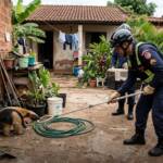 Tamanduá-mirim é capturado em casa em Confresa