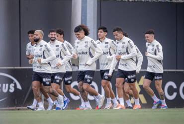 Santos x Vitória: onde assistir ao vivo, horário, escalações e tudo sobre o duelo do Brasileirão Série A 2026. Imagem: Raul Baretta/Santos FC