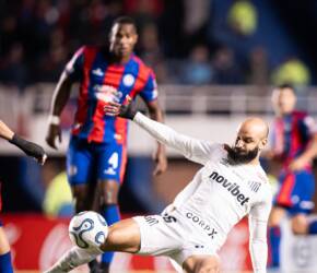 Santos x San Lorenzo ao vivo: horário, escalações e tudo da Copa Sul-Americana 2026. Imagem: Raul Baretta/Santos FC