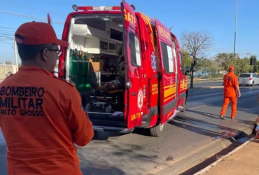 Bombeiros efetuando resgate