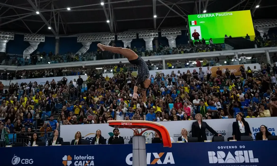Brasil assegura vagas na ginastica artística para o Mundial na Holanda