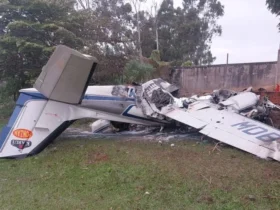 Acidente com monomotor deixa dois mortos em Marília