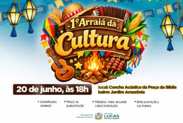 1º Arraiá da Cultura reunirá tradição e integração no bairro Jardim Amazônia