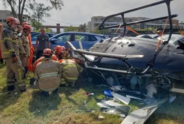 Anac apura possível transporte clandestino em helicóptero que caiu no Rio