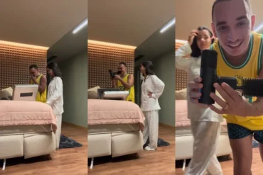 João Gomes se emociona ao ganhar microfone Sony C-800G de Ary Mirelle