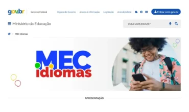 MEC Idiomas amplia acesso ao aprendizado gratuito de inglês e espanhol