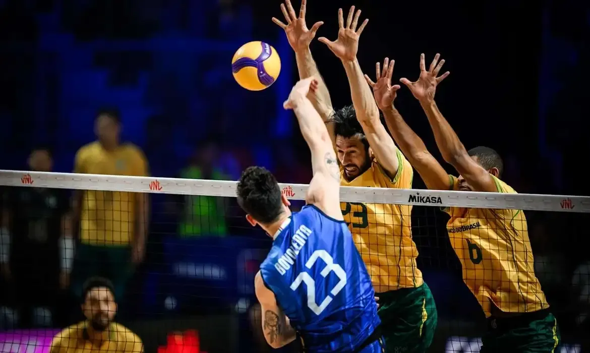 Vôlei: Brasil sofre segunda derrota seguida para a Itália na Liga das Nações