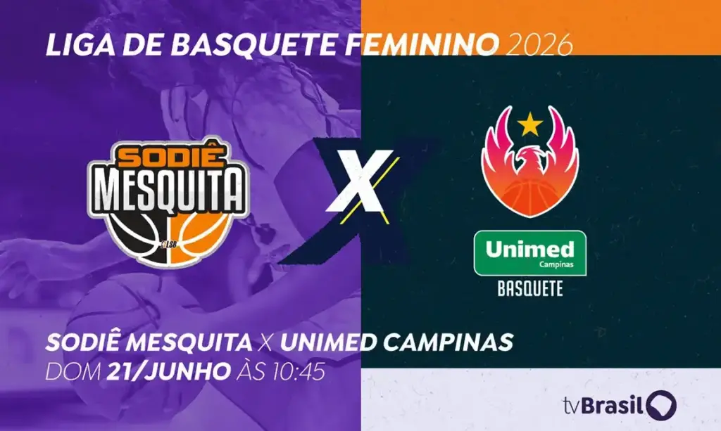 LBF: tv brasil transmite sodiê mesquita x unimed campinas ao vivo no domingo