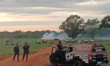 Indígenas relatam confronto com a polícia durante retomada de território em MS