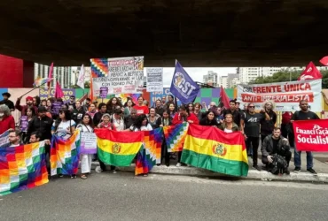Bolívia mobiliza ato de solidariedade na Avenida Paulista