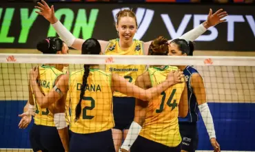 Brasil mantém liderança e invencibilidade na Liga Mundial de Vôlei