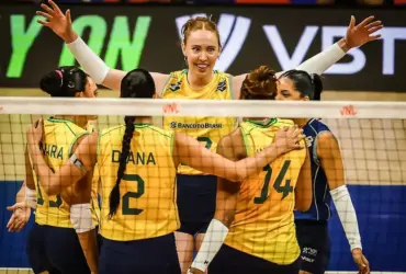 Brasil mantém liderança e invencibilidade na Liga Mundial de Vôlei